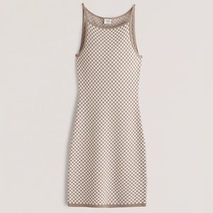Abercrombie & Fitch Jacquard Mini Sweater Dress